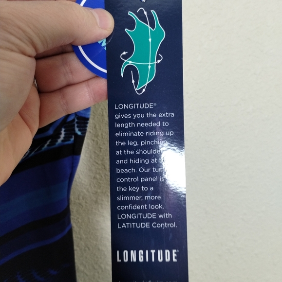 Swimsuits For All Longitude Double X-Back Tank One-Piece Swimsuit Size 22 - Picture 5 of 8